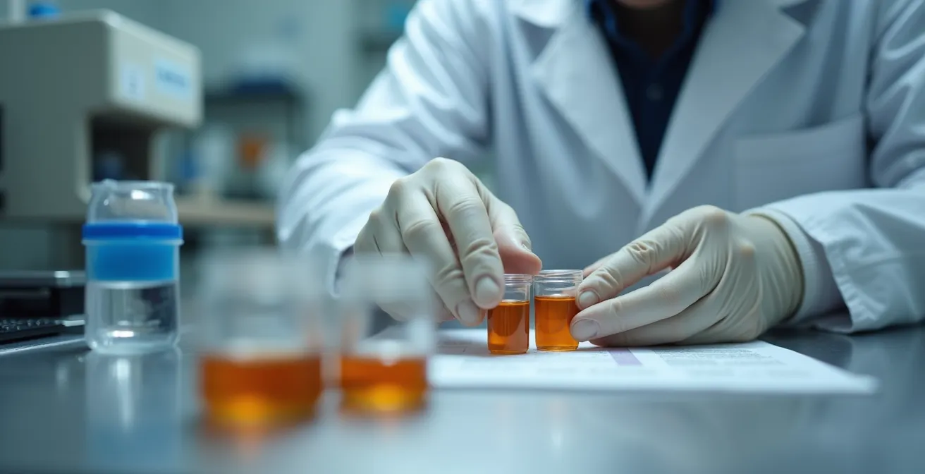 Systematic documentation workflow in food development laboratory