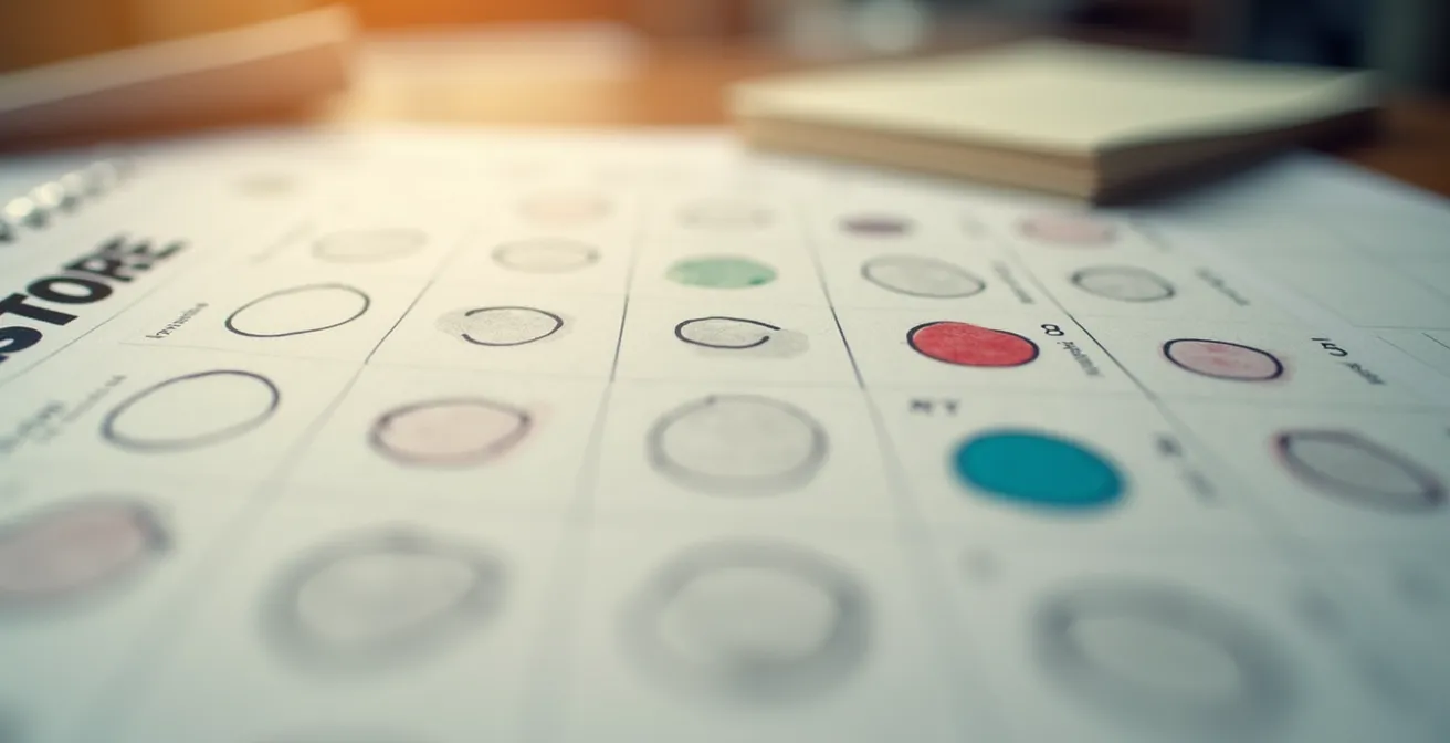 Calendar pages with legal filing deadlines marked in abstract patterns